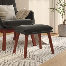 Reposapiés de terciopelo gris oscuro 45x29,5x35 cm by , Ottomans - Ref: Foro24-341469, Price: 44,04 €, Discount: %