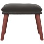 Reposapiés de terciopelo gris oscuro 45x29,5x35 cm by , Ottomans - Ref: Foro24-341469, Price: 44,04 €, Discount: %