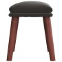 Reposapiés de terciopelo gris oscuro 45x29,5x35 cm by , Ottomans - Ref: Foro24-341469, Price: 44,04 €, Discount: %