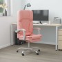 Silla de oficina reclinable masaje cuero sintético rosa by , Office chairs - Ref: Foro24-349691, Price: 119,61 €, Discount: %