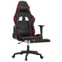 Silla gaming masaje reposapiés cuero sintético negro rojo tinto by , Gaming chairs - Ref: Foro24-345529, Price: 123,63 €, Dis...