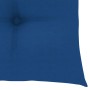 Sillas de jardín 6 uds madera maciza de teca con cojines azules by , Garden chairs - Ref: Foro24-3062566, Price: 460,85 €, Di...