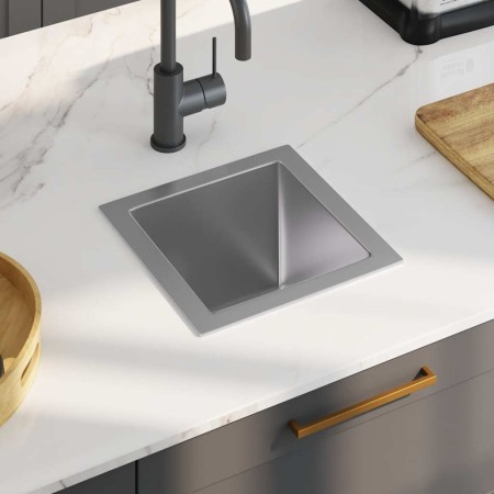 Fregadero de cocina hecho a mano acero inoxidable by , Sinks - Ref: Foro24-51498, Price: 82,10 €, Discount: %
