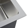 Fregadero de cocina hecho a mano acero inoxidable by , Sinks - Ref: Foro24-51498, Price: 82,10 €, Discount: %