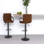Taburetes de cocina 2 unidades terciopelo marrón by , Kitchen stools - Ref: Foro24-334657, Price: 144,79 €, Discount: %