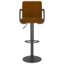 Taburetes de cocina 2 unidades terciopelo marrón by , Kitchen stools - Ref: Foro24-334657, Price: 144,79 €, Discount: %