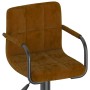 Taburetes de cocina 2 unidades terciopelo marrón by , Kitchen stools - Ref: Foro24-334657, Price: 144,79 €, Discount: %