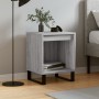Mesita de noche madera de ingeniería gris Sonoma 40x35x50 cm von , Nachttische - Ref: Foro24-830744, Preis: 30,30 €, Rabatt: %