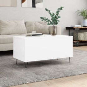 Mesa de centro madera contrachapada blanco 90x44,5x45 cm von , Couchtisch - Ref: Foro24-830972, Preis: 71,16 €, Rabatt: %