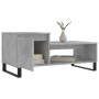 Mesa de centro madera contrachapada gris hormigón 100x50x45 cm by , Coffee table - Ref: Foro24-830840, Price: 69,87 €, Discou...