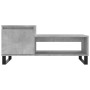 Mesa de centro madera contrachapada gris hormigón 100x50x45 cm by , Coffee table - Ref: Foro24-830840, Price: 69,87 €, Discou...