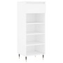 Mueble zapatero madera contrachapada blanco 40x36x105 cm by , Shoe racks and shoe organizers - Ref: Foro24-831452, Price: 58,...