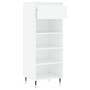 Mueble zapatero madera contrachapada blanco 40x36x105 cm by , Shoe racks and shoe organizers - Ref: Foro24-831452, Price: 58,...