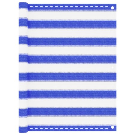 Toldo para balcón HDPE amarillo y blanco 90x600 cm von , Sonnenschirme - Ref: Foro24-310891, Preis: 20,12 €, Rabatt: %