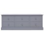 Mueble para TV madera de paulownia gris oscuro 108x30x40 cm von , TV-Möbel - Ref: Foro24-338526, Preis: 141,01 €, Rabatt: %