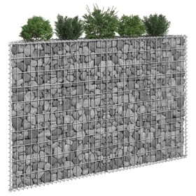 Arriate de gaviones de trapecio acero galvanizado 150x20x100 cm by , Pots and planters - Ref: Foro24-145654, Price: 67,81 €, ...