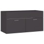 Armario para lavabo madera contrachapada gris 90x38,5x46 cm von , Badezimmermöbel - Ref: Foro24-804667, Preis: 48,81 €, Rabat...