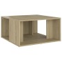 Mesas de centro 4 pzas contrachapada roble Sonoma 33x33x33 cm by , Coffee table - Ref: Foro24-806816, Price: 51,07 €, Discoun...