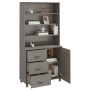 Aparador HAMAR madera de pino maciza gris claro de , Aparadores - Ref: Foro24-3100925, Precio: 214,23 €, Descuento: %