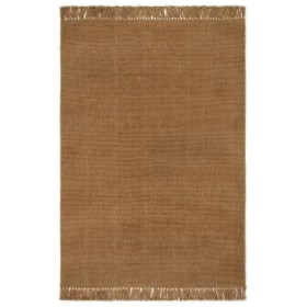 Alfombra con borlas yute 160x230 cm de , Alfombras - Ref: Foro24-345004, Precio: 95,15 €, Descuento: %