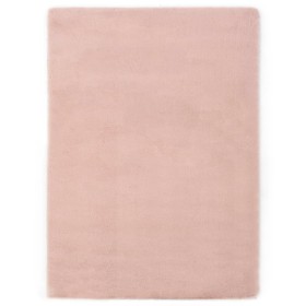 Alfombra de pelo sintético de conejo rosa envejecido 160x230 cm de , Alfombras - Ref: Foro24-285086, Precio: 88,38 €, Descuen...