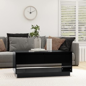 Mesa de centro madera contrachapada negro 102,5x55x44 cm von , Couchtisch - Ref: Foro24-809504, Preis: 97,04 €, Rabatt: %