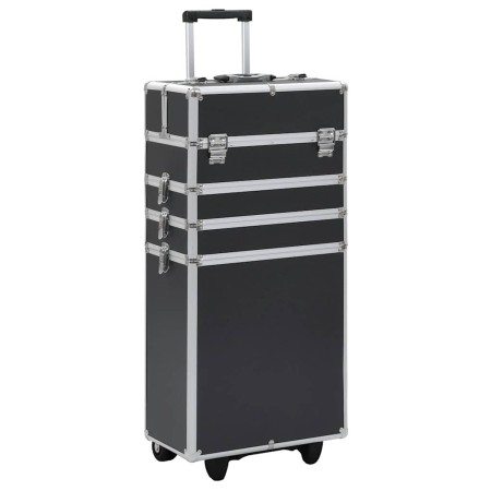 Maletín trolley de maquillaje de aluminio negro von , Kulturbeutel - Ref: Foro24-91815, Preis: 134,75 €, Rabatt: %