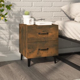 Mesita de noche color roble ahumado 40x35x47,5 cm von , Nachttische - Ref: Foro24-817291, Preis: 33,42 €, Rabatt: %