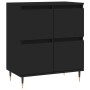 Aparador de madera contrachapada negro 60x35x70 cm by , Sideboards - Ref: Foro24-831205, Price: 74,26 €, Discount: %