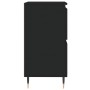 Aparador de madera contrachapada negro 60x35x70 cm by , Sideboards - Ref: Foro24-831205, Price: 74,26 €, Discount: %