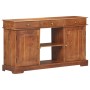Aparador de madera maciza de acacia 135x35x75 cm by , Sideboards - Ref: Foro24-323543, Price: 277,82 €, Discount: %