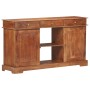 Aparador de madera maciza de acacia 135x35x75 cm by , Sideboards - Ref: Foro24-323543, Price: 277,82 €, Discount: %