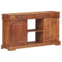Aparador de madera maciza de acacia 135x35x75 cm by , Sideboards - Ref: Foro24-323543, Price: 277,82 €, Discount: %