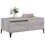 Mesa de centro madera contrachapada gris Sonoma 90x50x36,5 cm de , Mesas de centro - Ref: Foro24-821122, Precio: 72,59 €, Des...