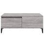 Mesa de centro madera contrachapada gris Sonoma 90x50x36,5 cm de , Mesas de centro - Ref: Foro24-821122, Precio: 72,59 €, Des...