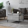 Mesa de centro madera contrachapada gris Sonoma 55x55x36,5 cm von , Couchtisch - Ref: Foro24-821090, Preis: 58,25 €, Rabatt: %