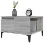 Mesa de centro madera contrachapada gris Sonoma 55x55x36,5 cm von , Couchtisch - Ref: Foro24-821090, Preis: 58,25 €, Rabatt: %