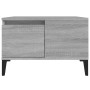 Mesa de centro madera contrachapada gris Sonoma 55x55x36,5 cm von , Couchtisch - Ref: Foro24-821090, Preis: 58,25 €, Rabatt: %