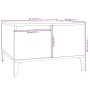 Mesa de centro madera contrachapada gris Sonoma 55x55x36,5 cm von , Couchtisch - Ref: Foro24-821090, Preis: 58,25 €, Rabatt: %