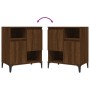 Aparador madera contrachapada marrón roble 60x35x70 cm von , Sideboards - Ref: Foro24-821155, Preis: 78,92 €, Rabatt: %