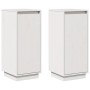 Aparador 2 uds madera maciza de pino blanco 31,5x34x75 cm de , Aparadores - Ref: Foro24-813353, Precio: 81,22 €, Descuento: %