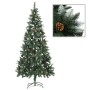 Árbol de Navidad artificial con piñas y brillo blanco 210 cm von , Weihnachtsbäume - Ref: Foro24-284319, Preis: 113,84 €, Rab...