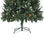 Árbol de Navidad artificial con piñas y brillo blanco 210 cm de , Arboles de navidad - Ref: Foro24-284319, Precio: 116,23 €
