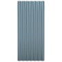 Paneles de tejado 12 unidades acero recubierto gris 80x36 cm by , Roof tiles and roof tiles - Ref: Foro24-319134, Price: 65,3...