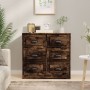 Aparador de madera contrachapada roble ahumado 70x35,5x67,5 cm von , Sideboards - Ref: Foro24-816437, Preis: 144,20 €, Rabatt: %