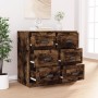 Aparador de madera contrachapada roble ahumado 70x35,5x67,5 cm von , Sideboards - Ref: Foro24-816437, Preis: 144,20 €, Rabatt: %