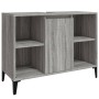 Armario de lavabo madera contrachapada gris Sonoma 80x33x60 cm von , Badezimmerwaschtische - Ref: Foro24-821298, Preis: 70,48...