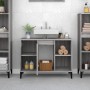 Armario de lavabo madera contrachapada gris Sonoma 80x33x60 cm von , Badezimmerwaschtische - Ref: Foro24-821298, Preis: 70,48...