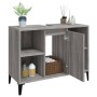 Armario de lavabo madera contrachapada gris Sonoma 80x33x60 cm von , Badezimmerwaschtische - Ref: Foro24-821298, Preis: 70,48...