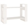 Estantería/divisor de espacios madera pino blanco 80x35x56,5 cm de , Librerías y estanterías - Ref: Foro24-813895, Precio: 40...